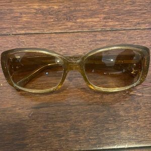 Louis Vuitton Gold Speckling Acetate Frame Soupcon Sunglasses